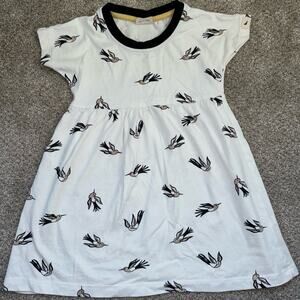 Turtledove London Girls Bird Print Dress Sz 2/3 Years